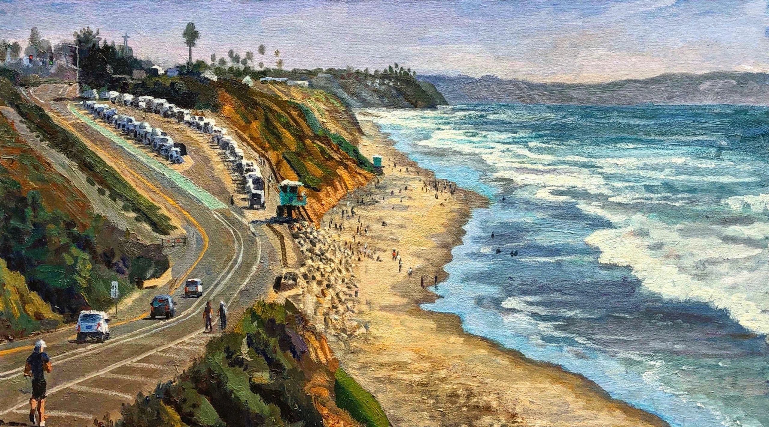 Pelican Point, Oceanside - 22 by 38 inches